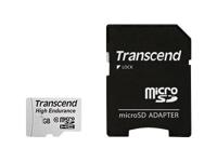 Transcend High Endurance microSDHC-kaart 16 GB Class 10 Incl. SD-adapter - thumbnail