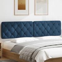 Hoofdbordkussen 200 cm stof blauw - thumbnail