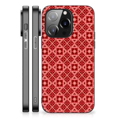iPhone 14 Pro Back Case Batik Rood