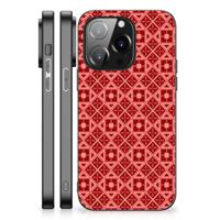 iPhone 14 Pro Back Case Batik Rood - thumbnail