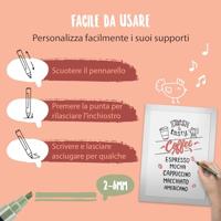 Krijtstift securit sma-510 schuin 2-6mm earth - thumbnail