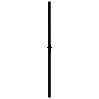 VidaXL Binnendeur 93x201,5 cm esg-glas en aluminium zwart - thumbnail