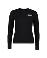 Mons Royale Cascade Merino Long Sleeve Thermoshirt Dames Black M - thumbnail