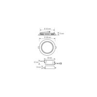 ESYLUX LED-downlight IDLEL206#EO10298981 3000K ELSA-2 downlight/spotlight/schijnwerper 4015120298981 - thumbnail