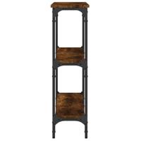 Wandtafel 100x22,5x75 cm bewerkt hout gerookt eikenkleurig - thumbnail