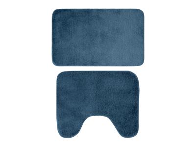 LIVARNO Badmat set 2-delig (Blauw)