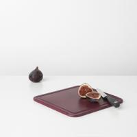 Brabantia tasty+ snijplank 25x0.8x25 cm aubergine rood - thumbnail
