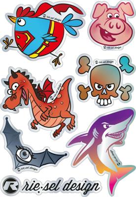 rie:sel design Re:flex Kids - Reflective stickers