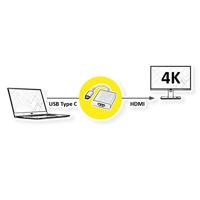 ROLINE Beeldscherm Adapter USB Type C - HDMI, M/F 4K2K - thumbnail