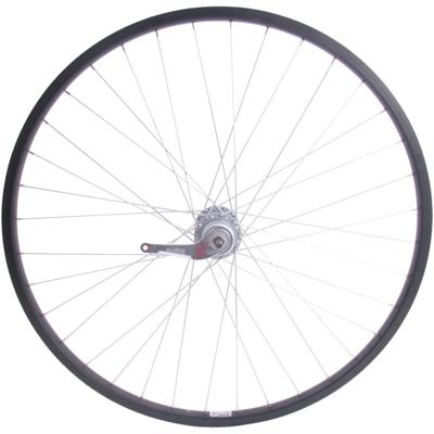 Shimano achterwiel 28" / 622x19c andra 30 velg met nexus 3 remnaaf zwart