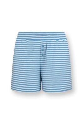 Pip Studio Bobi Korte Broek Little Sumo Stripe Blauw XS Pip Studio Bobi Korte Broek Little Sumo Stripe Blauw XS