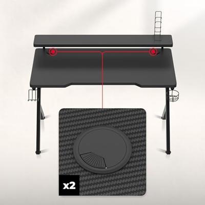 Huzaro Hero 5.0 computerbureau Zwart