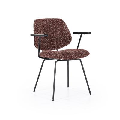 Eleonora Jon eetkamerstoel met arm Maywood Rood Eleonora Jon eetkamerstoel met arm Maywood Rood