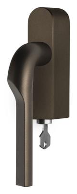 Formani Rivio by Gensler GL100-DKLOCK-O draaikiepgarnituur afsluitbaar rechtsdraaiend - brons