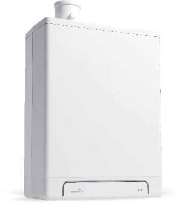 Intergas Kombi Kompakt HRE gaswandketel met warmwatervoorziening + energiezuinige a-label pomp HRE36/30 A, 60/100 CW5 + terugslagklep/rookgaskanaal