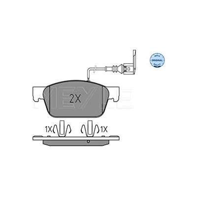 Remblokkenset, schijfrem 0252462318W