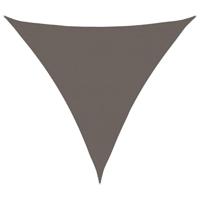 Zonnescherm HDPE driehoekig 5x5x5 m antraciet - thumbnail