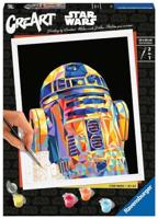 Ravensburger creart star wars: r2-d2 - schilderen op nummer voor volwassenen - thumbnail