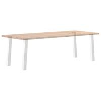 Console tafelpoten 4 st 72 cm staal wit - thumbnail