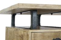Bureau DKD Home Decor 160 x 80 x 75 cm Metaal Mangohout - thumbnail