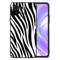 Xiaomi 11 Lite 5G NE | Mi 11 Lite Dierenprint Telefoonhoesje Zebra - thumbnail