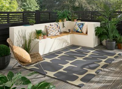 Scion - Lohko Liquorice outdoor 425805 - 160x230 cm Vloerkleed Scion - Lohko Liquorice outdoor 425805 - 160x230 cm Vloerkleed