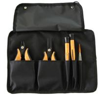 Set van 5 verschillende handgereedschappen (1 pincet, 1 zijkniptang, 1 tang en 2 schroevendraaiers) - thumbnail