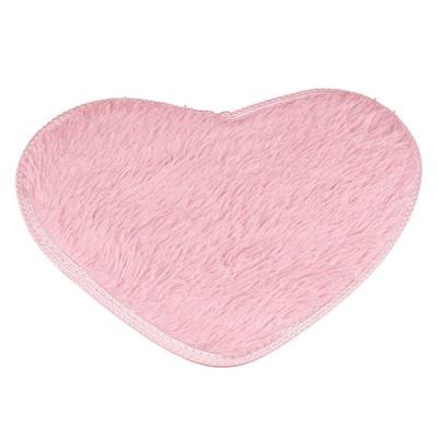Hart vorm non-slip bad Mats keuken tapijt Home Decoratie grootte: 70 * 80CM (roze) Hart vorm non-slip bad Mats keuken tapijt Home Decoratie grootte: 70 * 80CM (roze)