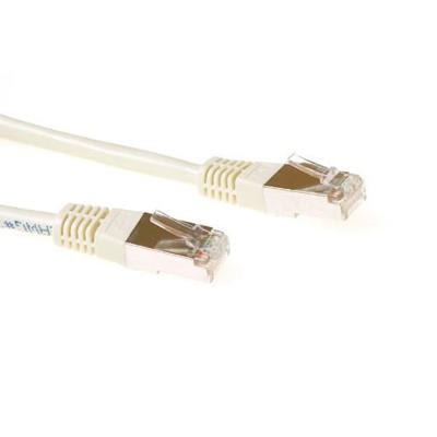 ACT IB7202 F/UTP CAT5E Patchkabel | RJ45 connectoren | Ivoor | 2 meter
