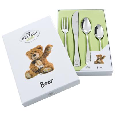 Keltum Kinderbestek Junior Beer 4-Delig