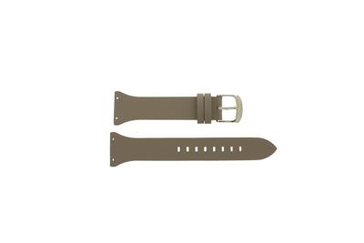 Horlogeband Armani Exchange AX4506 Leder Beige 22mm Horlogeband Armani Exchange AX4506 Leder Beige 22mm