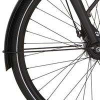 Cortina spatbordstang voor 28 common jet black matt - thumbnail