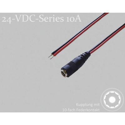 BKL Electronic DC-connector DC-koppeling - Vertind 5.5 mm 2.1 mm 1.5 m 1 stuk(s) Single