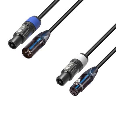 Adam Hall 5 STAR H PCON A 0150 combikabel XLR naar powerCON 1,5 m