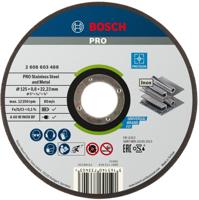 Bosch Accessoires Doorslijpschijf recht Best for Inox - Rapido A 60 W INOX BF, 125 mm, 22,23 mm, 0,8 mm 1st - 2608603488 - thumbnail