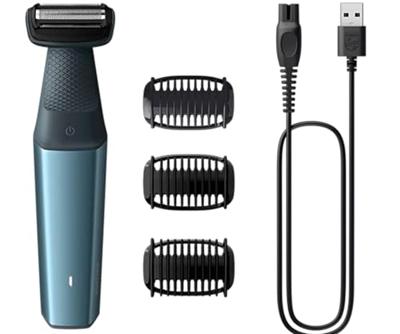 Philips BG3027/05 Bodygroom Zwart/Blauw