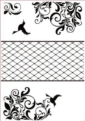 Vaessen Creative • embossing folder drieluik