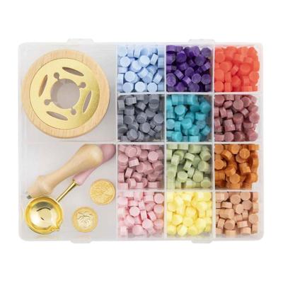 Creative Craft Group Lakzegel set - incl. 12 kleuren, 2 stempels & lepel