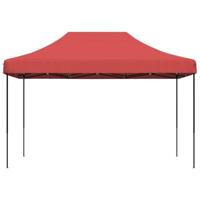 Partytent inklapbaar pop-up 410x279x315 cm bordeauxrood - thumbnail