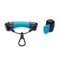 Gismo Handgreep Met Poepzakhouder - Hondenriem - Lichtblauw - thumbnail