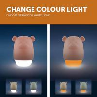 ZAZU Nachtlamp Benny de beer Bruin - thumbnail