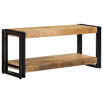 Tv-meubel 90x30x40 cm massief mangohout