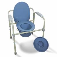 Toiletstoel met armsteunen in hoogte verstelbaar - thumbnail