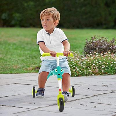 The Bugs Scuttlebug xl splodge loopfiets met 3 wielen junior turquoise/groen - thumbnail