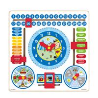 Bambolino Toys houten kalenderklok - thumbnail