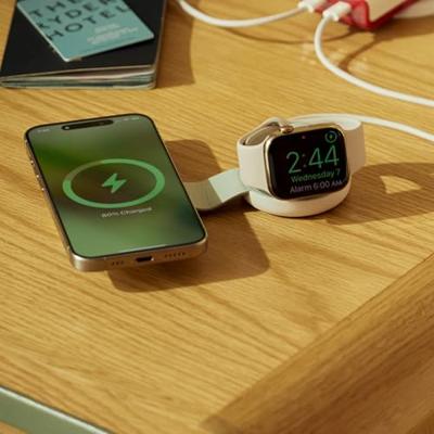 Twelve South ButterFly SE 2-in-1 Qi2 wireless charger - White Twelve South ButterFly SE 2-in-1 Qi2 wireless charger - White