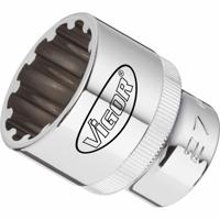 Vigor V1983 Dop (zeskant) Dopsleutelinzetstuk 10 mm 1/4 (6.3 mm) - thumbnail