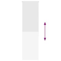 Doucherolgordijn 60x240 cm stofbreedte 56 cm - thumbnail