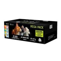 PETREPUBLIC Mega Pack Chicken, Turkey, Lamb, Salmon, Tuna - nat kattenvoer - 48x85g - thumbnail