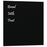 VidaXL Magneetbord wandgemonteerd 40x40 cm gehard glas zwart - thumbnail